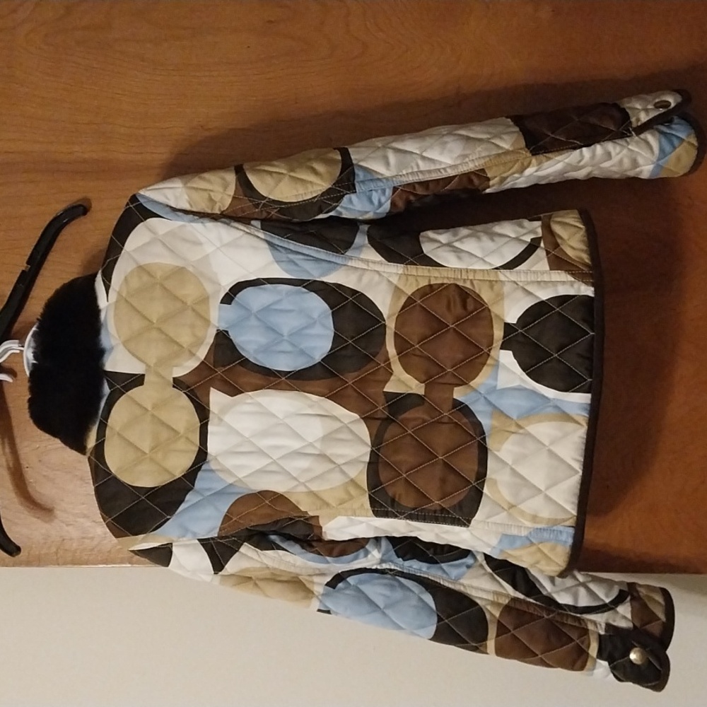 Coach scarf print quilted jacket - Picture 2 of 10